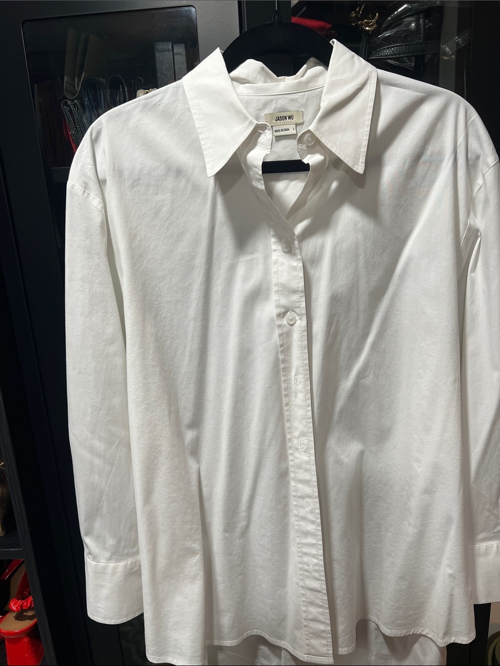 Jason Wu White Classic Button-Up Shirt